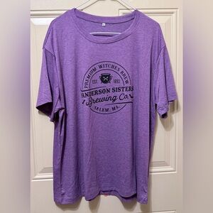 Sanderson Sisters Brewing Company Purple Tee Shirt Size 2XL NWOT